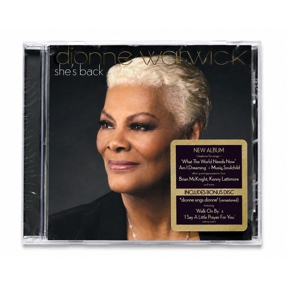 MNRK One Music Other - Dionne Warwick She's Back 2 CD Set 2019 NEW Factory Sealed Bonus Disc R&B Soul